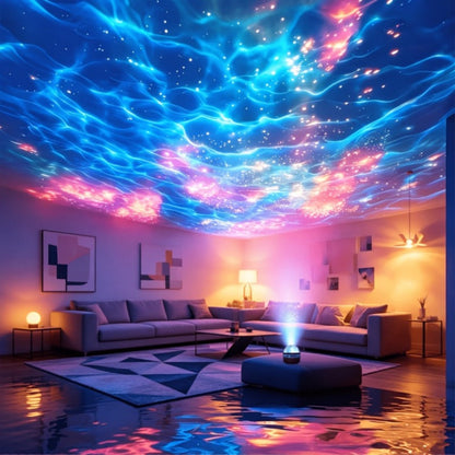 17-Color Star Projector Night Light with Remote, Timer and USB Power detail image - detail view 5