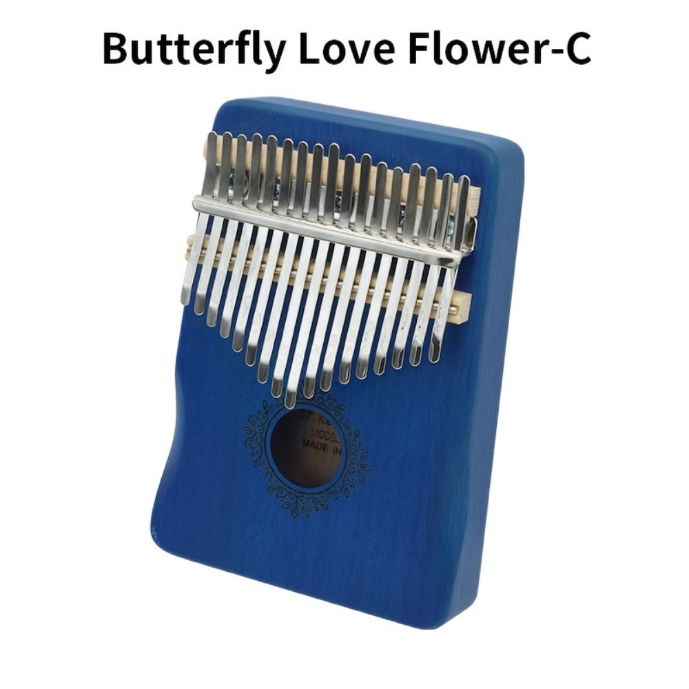 17-Key Kalimba Thumb Piano with Gift Box, Tuning Hammer and Songbook detail image - detail view 15