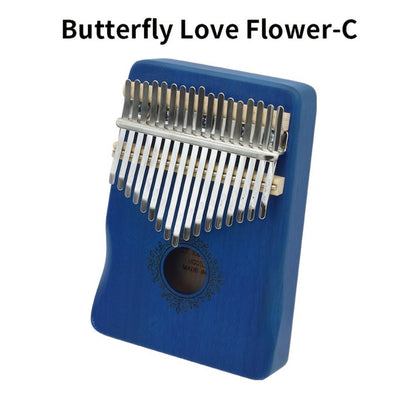 17-Key Kalimba Thumb Piano with Gift Box, Tuning Hammer and Songbook detail image - detail view 15