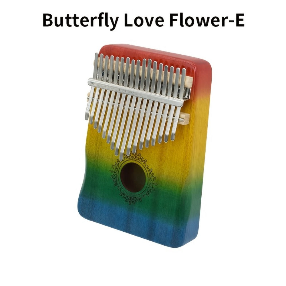 17-Key Kalimba Thumb Piano with Gift Box, Tuning Hammer and Songbook detail image - detail view 18