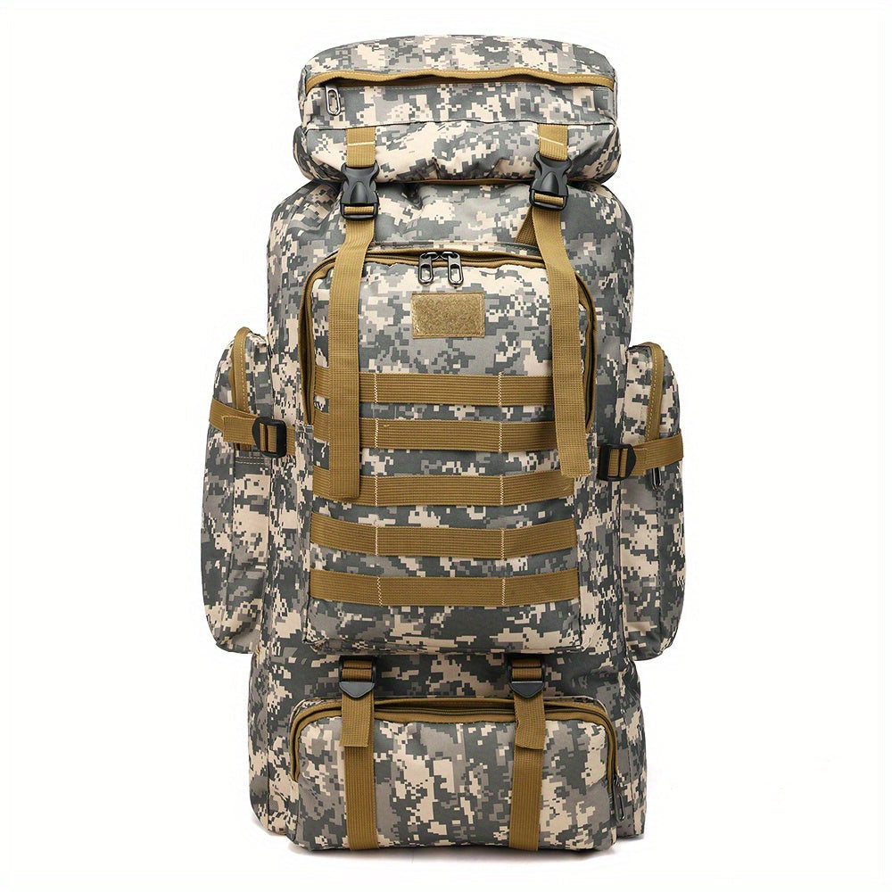 Tactical Backpack for Men & Women – Lightweight Packable Hiking Backpack 21L, Multi-Compartment Camping Rucksack with Adjustable Straps, Waterproof Outdoor Daypack for Camping, Trekking & Travel