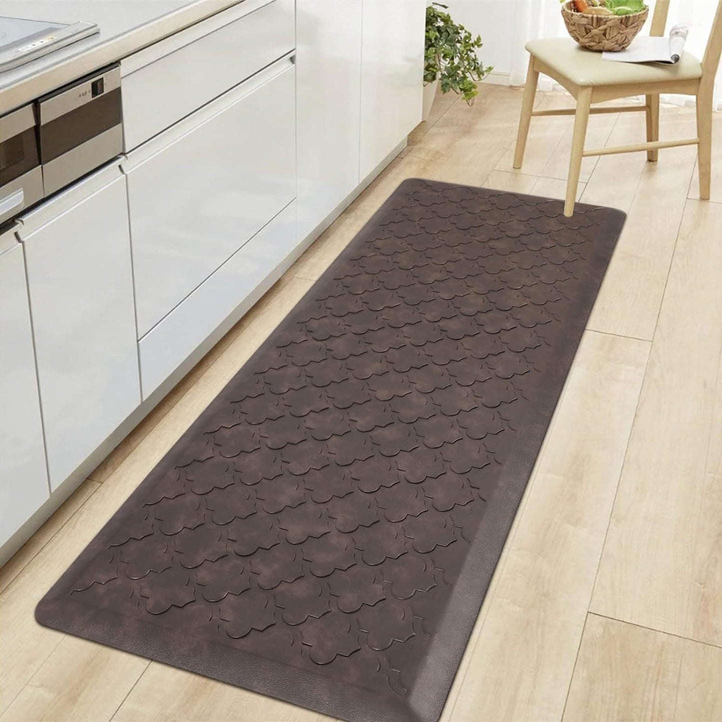 Anti-Fatigue Kitchen Mat Non-Slip Cushioned Standing Mat for Kitchen, Standing Desk, Sink & Laundry Room – Multiple Sizes & Colors