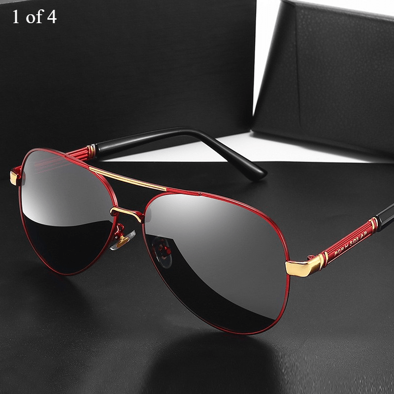 Sunglasses for Men - Polarized for Women - Double Bridge UV400 Protection Fashion Eyewear Anti - product detail view 9