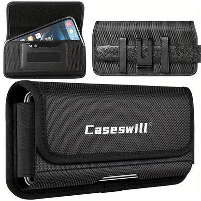 Phone Case Rotating Belt Clip Holster with Card Slot and Snap Closure for iPhone 16E and iPhone 17 Series