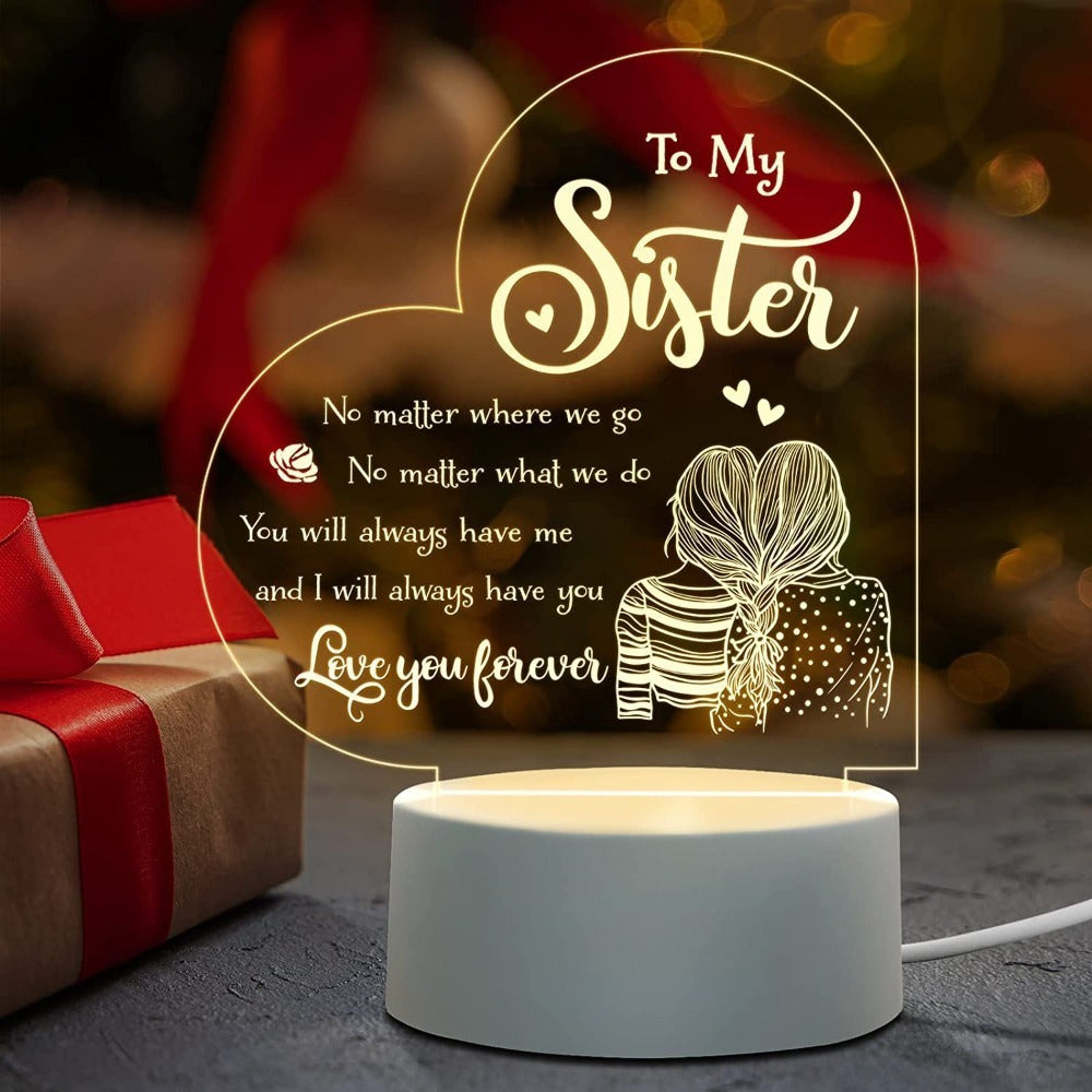 Space Floral Acrylic Night Light – Enchanting Galaxy Flower LED Desk Lamp, Aesthetic Bedroom Decor, Cute Room Accent Light, Unique Gift for Sister, Girls, Teens, Birthday & Any Occasion