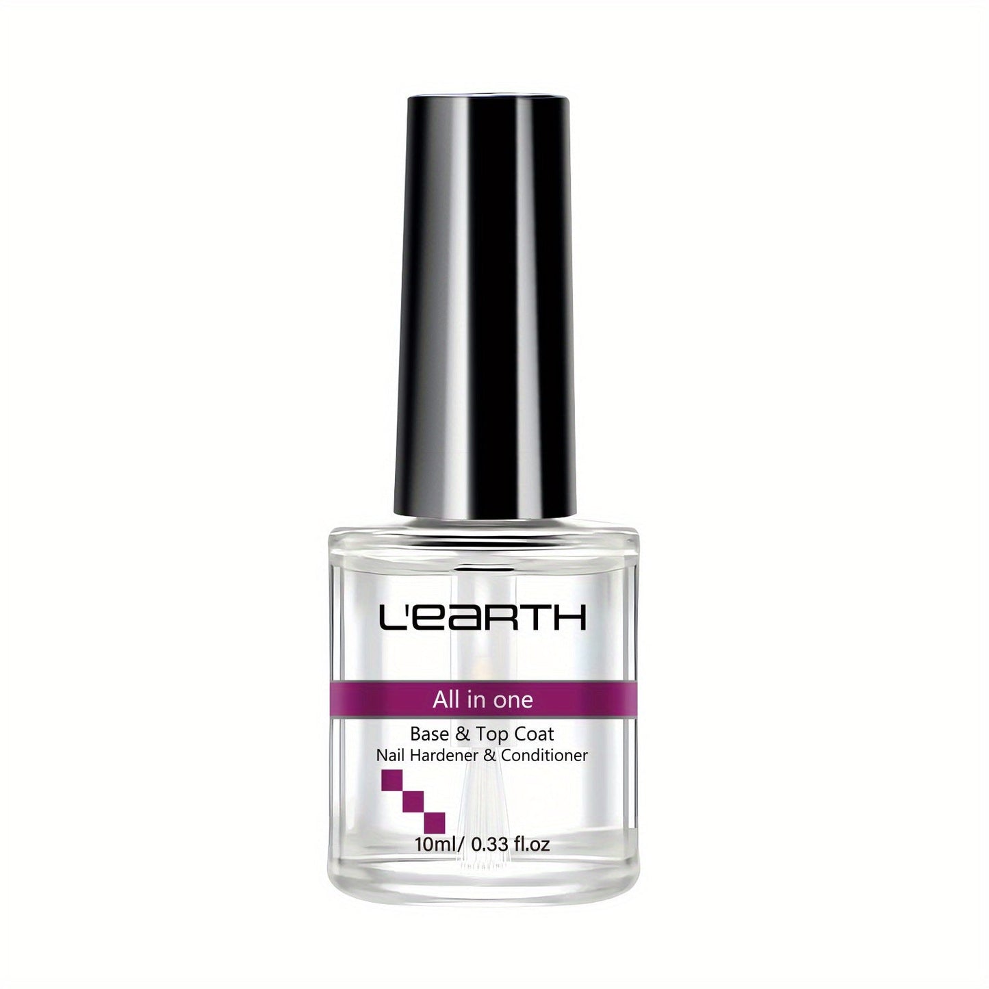 Nail Fortifier & Hardener 10ml Protective Strengthening Agent for Weak Damaged Brittle Nails – Makes Nails Stronger Tougher & Resilient, Clear Nail Repair Treatment Base Coat for Women