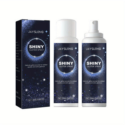 60 ml Body Glitter Spray for Skin, Hair and Clothing in Single Fine-Mist Checkout Option for Party Makeup