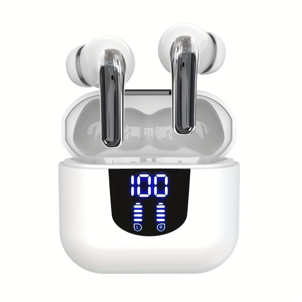 True Wireless Earbuds Sport In-Ear Set with Digital Battery Display, Touch Controls and Four Color Options