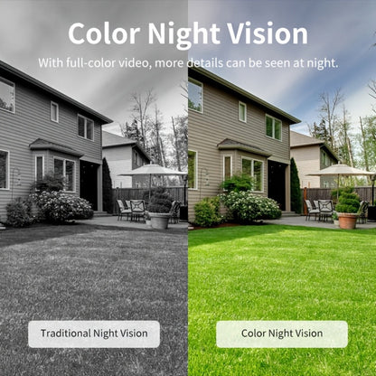 Security Camera 6MP Window Model with Dual-Band WiFi, Full-Color Night Vision, Human Detection and 1 or 2 Pack