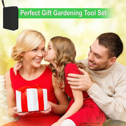 Bonsai Tool Set 24-Piece Kit for Beginners & Enthusiasts, Includes Pruning Shears, Scissors, Trimming Tools & PU Leather Bag – Complete Bonsai Care Kit Gift for Men & Women