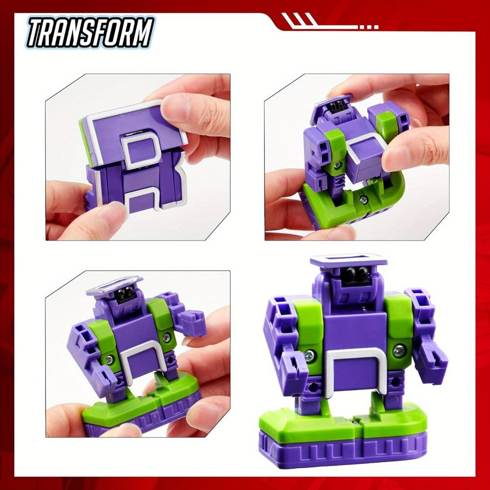 Alphabet Robot Toys for Kids Alphabots ABC Learning Letter Transform Robots – STEM Educational Toy for Boys & Girls Ages 3-8, Classroom Prizes, Treasure Box Rewards, Christmas & Birthday Gifts