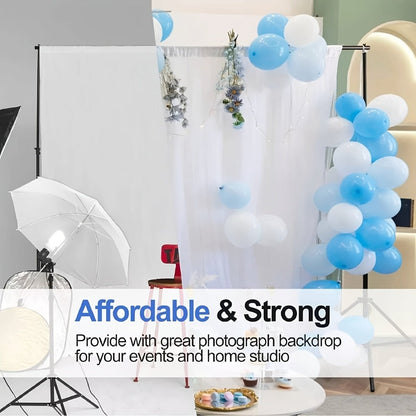 Backdrop Stand EMART 10 x 7-Foot Telescoping Tripod Frame with Adjustable Crossbar and Carry Bag