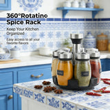 Rotating Stand/Glass Bottle/Set