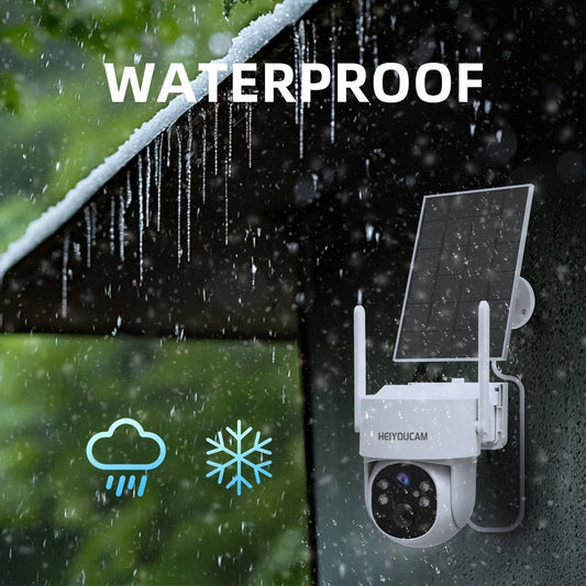 AI Auto Tracking Solar Security Camera Outdoor 360° Dome – AI Human Detection, Full Color Night Vision, Smart Siren & Spotlight, Two-Way Audio, 6000mAh Battery Wireless WiFi Camera