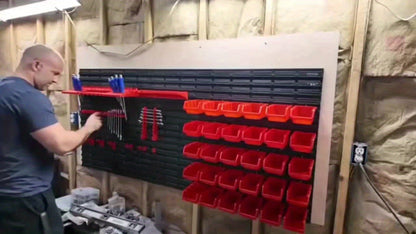 Tool Organizer Set – Multi-Functional Wrench, Screwdriver, Drill Bit & Hammer Storage Rack | Garage Tool Organizer Wall Mount for 39/69 Piece Tool Sets | Workshop Tool Holder Gift for Men & DIY Enthusiasts