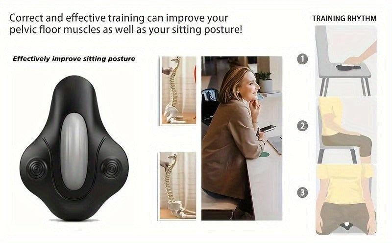 Fitness Equipment Electronic Pelvic Floor Training Cushion with Six Modes Controller and USB Cable