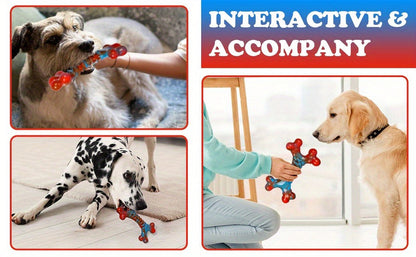 Dog Toy Orange Blue Braided Chew and Tug Bundle with 1, 2, 4 or 5-Piece Options for Large Dogs