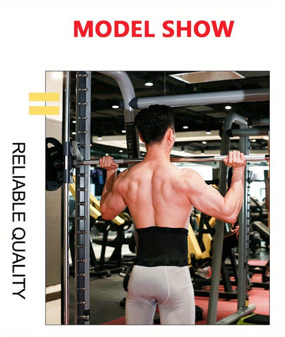 Adjustable Weightlifting Support Belt with Breathable Polyester and S, M or L Size Options