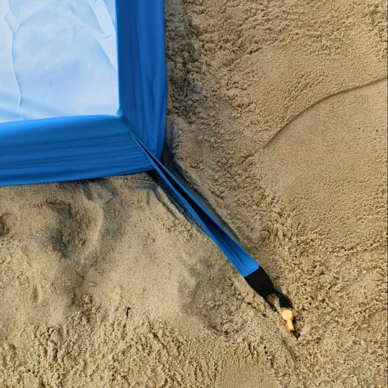 Beach Blanket with Sand Walls Fence Sandproof Waterproof 55x86in with 4 Stakes & Carry Bag for Family Picnic Camping Park Travel – 6 Printed Styles