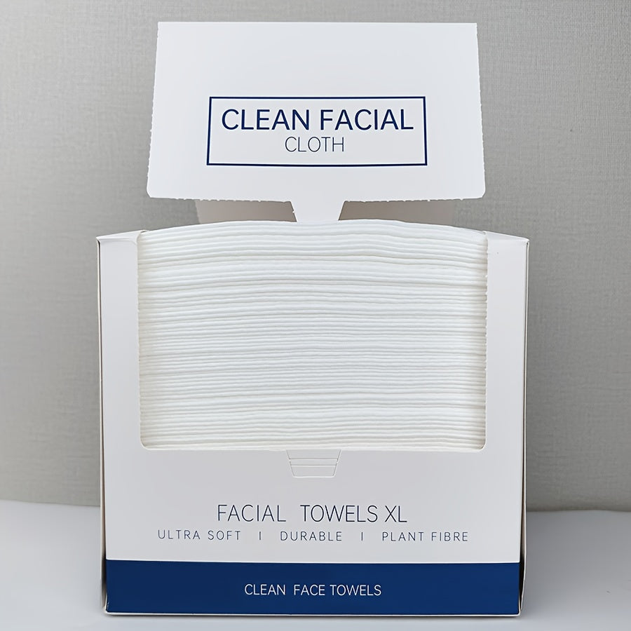 Extra Large Disposable Facial Cleansing Tissues 26×30cm – Thickened Ultra-Soft Cotton Wipes for Face Washing & Makeup Removal, Gentle for All Skin Types, 40/120/240 Pcs