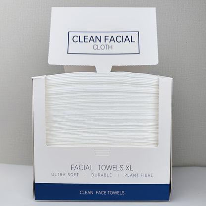Extra Large Disposable Facial Cleansing Tissues 26×30cm – Thickened Ultra-Soft Cotton Wipes for Face Washing & Makeup Removal, Gentle for All Skin Types, 40/120/240 Pcs
