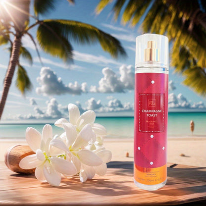 Body Mist Perfume Spray 8oz – 12 Scents Floral Hair & Body Fragrance for Women, Rose, Cherry Blossom, Beach, Long-Lasting Light Scent, Unisex Daily Wear Gift
