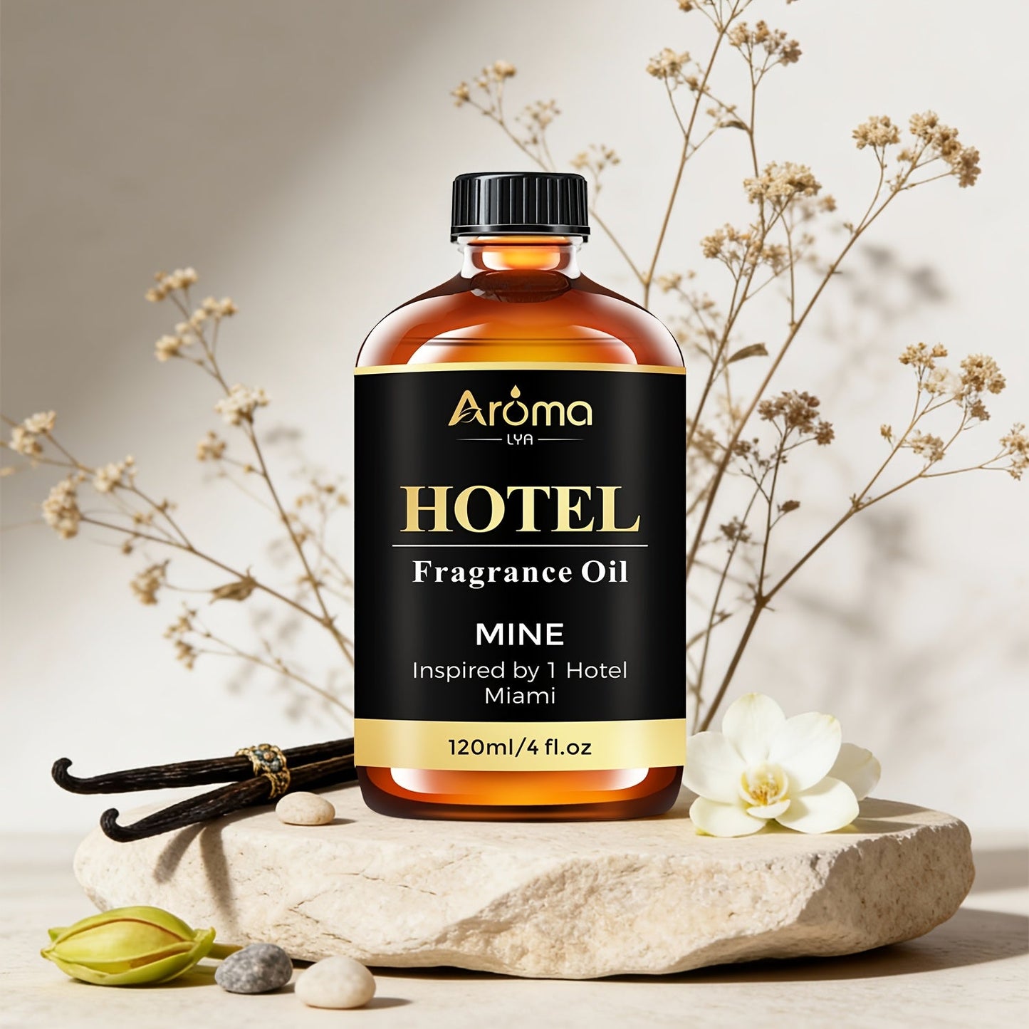Essential Oil Hotel Fragrance 120ml with White Tea, CapriBreeze, MINE, Beach Villas or R-C Hotel Scents