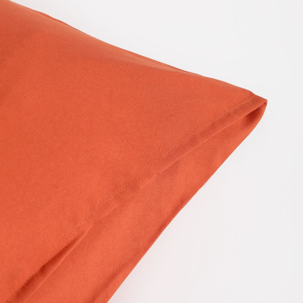 Four-Pack Queen Pillowcase Set in 32 Solid Colors with 20 x 30-Inch Size and Envelope Closure