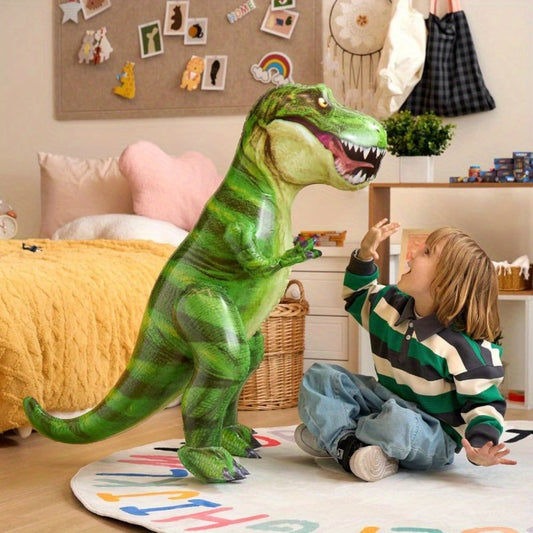 Giant Inflatable T-Rex Dinosaur 37 Inch – Tyrannosaurus Rex Blow Up Toy ASTM Safe Self-Standing, Birthday Party Decoration Photo Prop Gift for Kids Adults Christmas Holiday