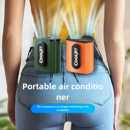Portable Fan by Coogir, 5000mAh Four-Speed Waist Clip and Neck Model with LED Battery Display