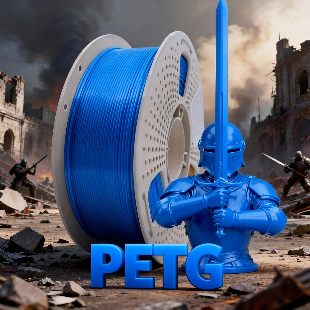 3D Printer Filament PETG 1.75mm 1kg Vacuum-Packed Spool with Nine Color and Finish Options