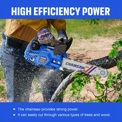 Mixed Gas Chainsaw Options with 12-Inch Compact Color Models and 20-Inch BlackRed Configuration