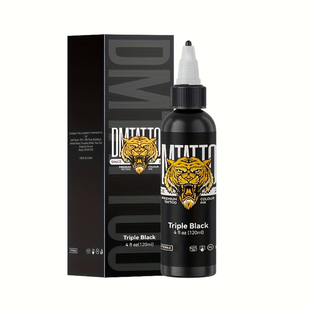 Tattoo Ink DMTATTOO Advanced 4.06oz 120ml Single-Bottle Options in Seven Solid Colors with Item-Specific Color, Capacity and Bottle Choices