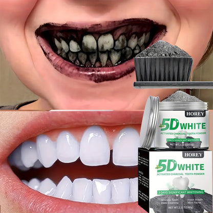 Bamboo Charcoal Tooth Powder 30g Whitening Teeth Powder with Mint Extract Stain Removal Fresh for an Everyday Personal Care Routine