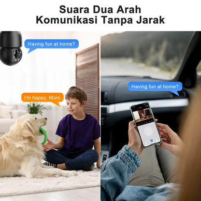 Security Camera 5MP Light-Bulb Model with Dual-Band WiFi, 360 Pan-Tilt, Color Night Vision and 1 or 2 Pack