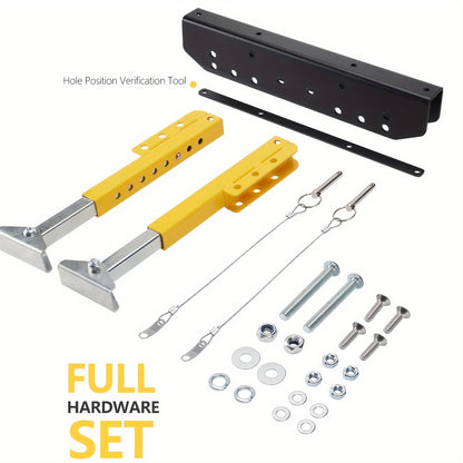 RV Step Stabilizer Kit – Adjustable Foldable Ladder Support for 5th Wheel, Travel Trailer & Motorhome, Eliminates Bounce, Protects Entry Steps, Easy 15-Min Install