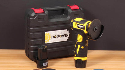 Power Tools DODOWIN 12V Mini Cordless Angle Grinder with 19,500 and 5,000 RPM Modes and Battery Options