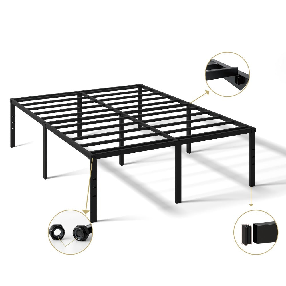 18-Inch Heavy-Duty Bed Frame, Mattress Support Frame for Bedroom Comfort and Support detail image - detail view 14