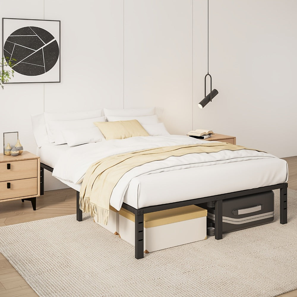 18-Inch Heavy-Duty Bed Frame, Mattress Support Frame for Bedroom Comfort and Support detail image - detail view 8