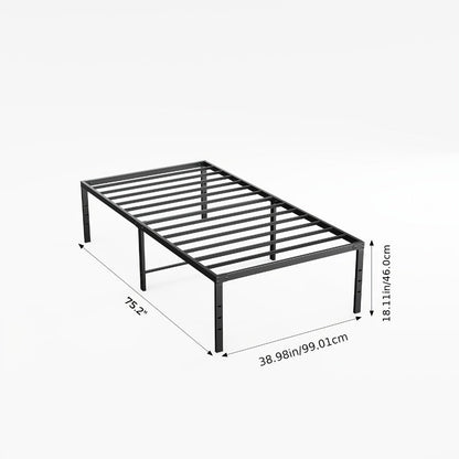 18-Inch Metal Bed Frame with No Box Spring Needed for Bedroom Comfort and Support detail image - detail view 9