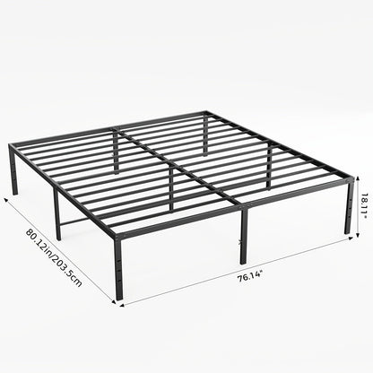 Bed Frame shown in the King (18IN) option