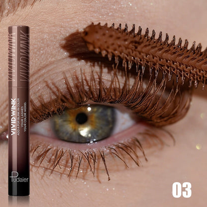 5-Shade Waterproof Colored Mascara for Women — Smudge-Proof Clump-Free Long-Lasting Vivid Formula, Bold Eye Makeup for Stage Cosplay Festival Everyday Wear, Blue Green Pink Purple Black