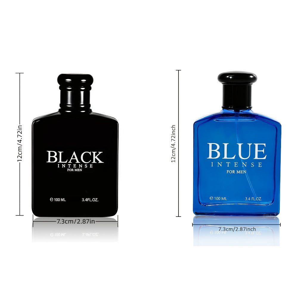 Men's Eau de Toilette Spray - Blue Woody Masculine Fragrance Long Lasting EDT Cologne for Men Daily Use Dates Parties Holiday Gift