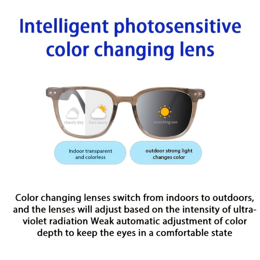 Smart Glasses Translation Eyewear with 160 Listed Languages, Open-Ear Audio and Four Frame Options