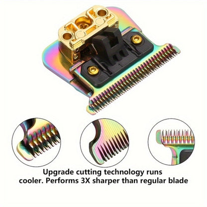 BaBylissPRO Zero-Gapped Replacement Trimmer Blades FX707C — Compatible with FX787 & FX726, Professional Barberology Grade, Ultra-Close Precision Cutting, Easy Snap-In Install for Barbers & Home Use