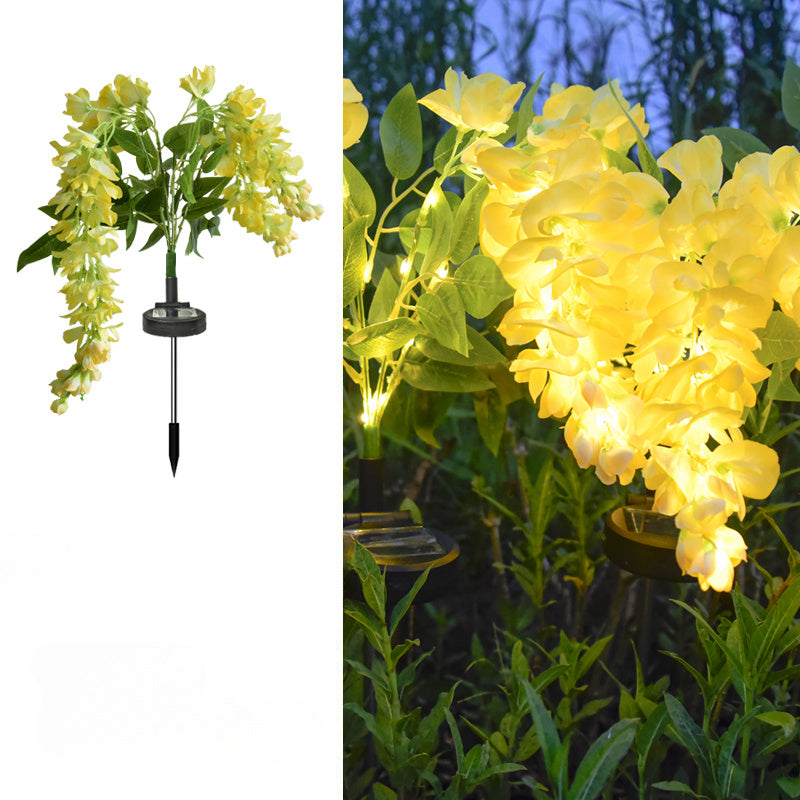 Solar Wisteria Flower Garden Light 52 LED, 2 Modes Waterproof