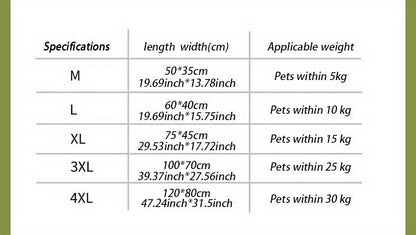 Thickened Dog Bed & Cat Bed Mat with Pillow – Anti-Slip, Machine Washable, Detachable Crate Mat for All Dogs & Cats, L & XL