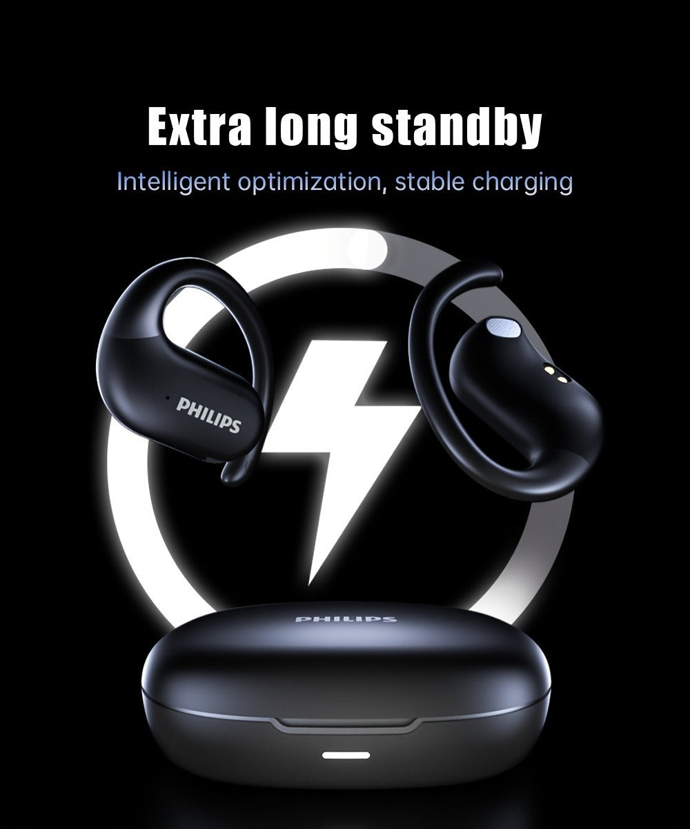 Philips TAT2739 Open-Ear Wireless Headphones AI Call Noise Reduction 360 Spatial Sound Hi-Fi Type-C Charging 30H Battery Ergonomic Design White Black Blue