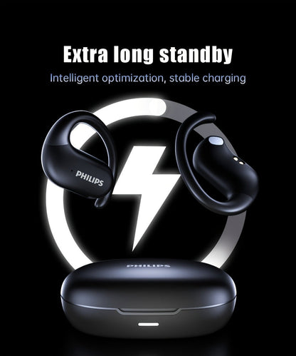 Philips TAT2739 Open-Ear Wireless Headphones AI Call Noise Reduction 360 Spatial Sound Hi-Fi Type-C Charging 30H Battery Ergonomic Design White Black Blue