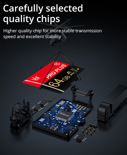 MicroSD Memory Card 3-Pack in 64MB, 128MB, 256MB or 512MB Capacity Options with Matching SD Adapters